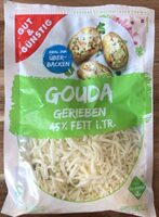 Käse-Gouda Gerieben 45%Fett i. TR.