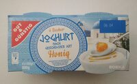 Joghurt nach griechischer Art Honig