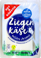 Ziegenkäse in Scheiben