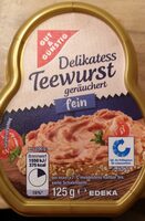 Delikatess Teewurst fein