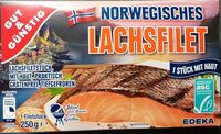 Norwegisches Lachsfilet mit Haut