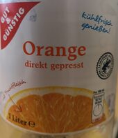 Orange direkt gepresst