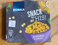 Snack This! Kichererbsen in Currysauce