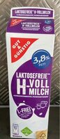 Laktosefreie Voll Milch Ultrahocherhitzt, Homogenisiert