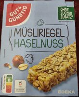 Müsliriegel Haselnuss