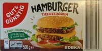 Hamburger Tiefgefroren