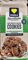Edeka Dark chocolate hazelnut cookies