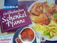 Grillhänchen Schenkel Pfanne