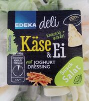 Käse & Ei Snacksalat mit Joghurt-Dressing