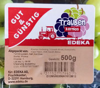 Trauben kernlos