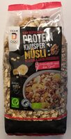 Protein Knuspermüsli mit Bananen & Zartbitterschokolade