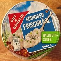 Körniger Frischkäse Halbfettstufe
