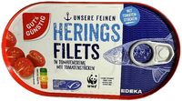 Heringsfilets in Tomatencreme