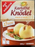 Kartoffel Knödel halb & halb