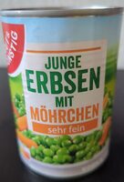 Gemüse: Erbsen - Junge Erbsen mit Möhrchen