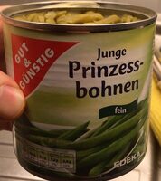 Junge Prinzessbohnen fein