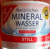 Mineralwasser, still