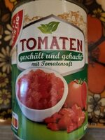 Tomaten geschält und gehackt