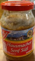 Senf Hausmacher Senf Süß