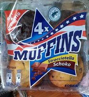 Muffins Stracciatella Schoko