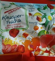 Knusper-Früchte getrockneter Apfel & Erdbeere