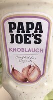 Papa Joe‘s Knoblauch Soße