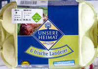 6 frische Landeier