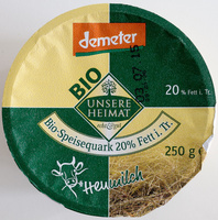 Bio-Speisequark 20% Fett i. Tr.