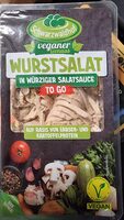 Wurstsalat in würziger Salatsauce (vegan)
