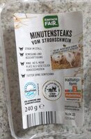Minutensteaks vom Strohschwein