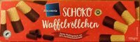Schoko Waffelröllchen