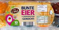 Bunte Eier aus Bodenhaltung