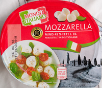 Mozzarella Minis 45 % Fett i. Tr.