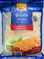 Gouda gerieben 45% Fett i. Tr.