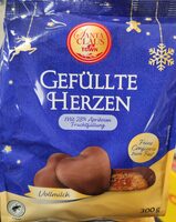 Gefüllte Herzen Vollmilch