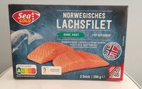 Norwegisches Lachsfilet ohne Haut, tiefgefroren