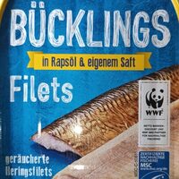 Bücklings Filets (mit Rapsöl)