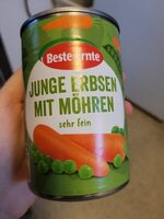 Junge Erbsen mit Möhren 400g