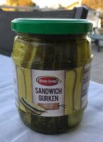 Sandwich-Gurken mild und würzig
