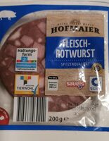 Fleisch Rotwurst