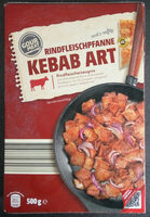Rindfleischpfanne Kebab Art