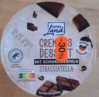 Cremigea Dessert mit Schokoraspeln