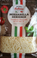 Mozzarella gerieben