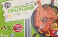 Hähnchenschenkel Grillpfanne