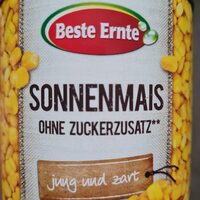 Sonnenmais ohne Zuckerzusatz