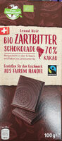 Bio-Zartbitter-Schokolade 70% Kakao