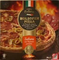 Holzofen Pizza Salami