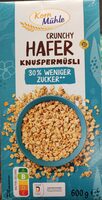 Hafer Knuspermüsli Crunchy, 30% weniger Zucker