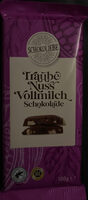 Vollmilch Traube Nuss Schokolade