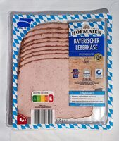 Bayerischer Leberkäse in Scheiben, fein